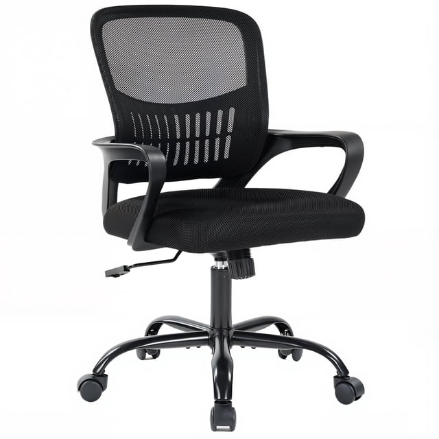 Silla de Oficina DUMOS Ergonómica Respaldo Medio con Soporte Lumbar