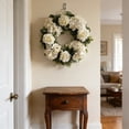 thumbnail image 4 of SPOORYYO Spring Floral Wreath With Artificial Roses And Hydrangeas For Home Party And Photography Backdrop, 4 of 6