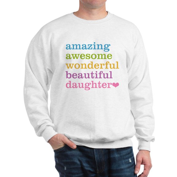 CafePress - Amazing Daughter Sweatshirt - Crew Neck Sweatshirt