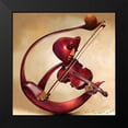 thumbnail image 2 of Muhammad, Salaam 12x12 Black Modern Framed Museum Art Print Titled - Ethereal Strings, 2 of 5