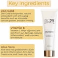 thumbnail image 3 of Limpiador Con Oro de 24k 120ml GLO24K Facial Exfoliante, 3 of 5