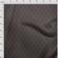 thumbnail image 4 of oneOone Cotton Flex Dark Gray Fabric Quatrefoil Dress Material Fabric Print Fabric By The Yard 40 Inch Wide, 4 of 4
