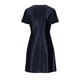 thumbnail image 5 of TaTaai Women Solid Loose Casual Satin Short Sleeve V-Neck Ruched Dress Fashion Elegant Dress Ladies Daily Commute Party Festival Wear Lightweight Breathable No Fading Stylish Dress Gift, 5 of 6