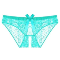 Odeerbi Women's Lace Crotchless Panties 2025 Valentine's Day Sexy