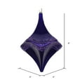 thumbnail image 2 of Vickerman MT194066D 8 in. Purple Candy Glitter Drop Ornament, 2 of 3