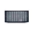 thumbnail image 1 of Grille de Retour d'Air 10′′ X 22′′ avec Trous et Vis, Taille de Plaque Frontale 12′′ X 24′′, Couvercle de Conduit de CVC Décoratif, Revêtement en Poudre de Fonte, Évent Repostable pour Murs, Plafonds, Sols – Design Champignon Tudor VR100, 1 of 6