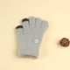 thumbnail image 1 of Guantes para niños, cálidos, de invierno, con forro polar, gruesos, de cinco dedos, multidedos, para niñas, de dedos completos, resistentes al frío, 1 of 6
