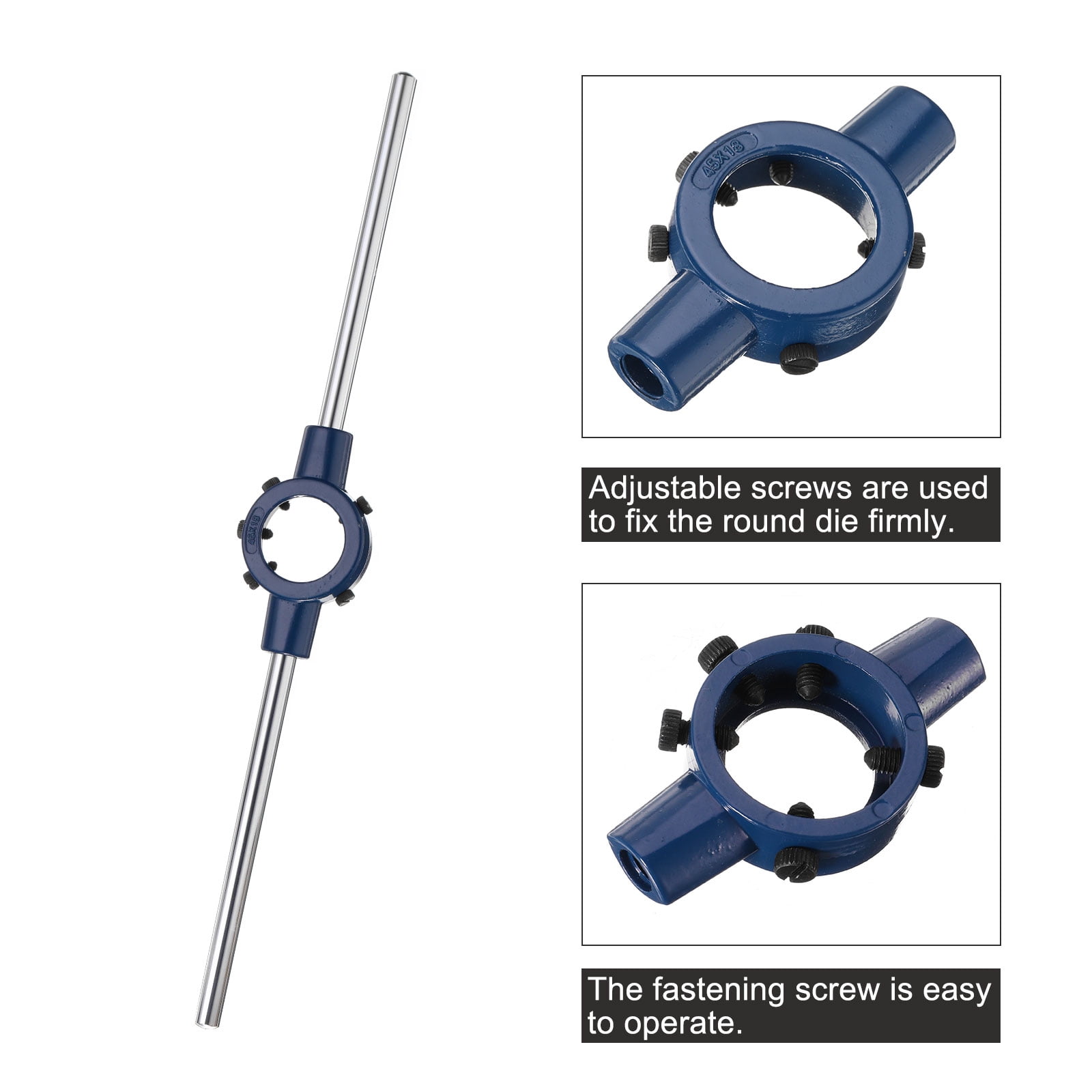 Royallady) 20-38mm ID Round Die Stock Handle Wrench for Round Die Adjustable Die Holder