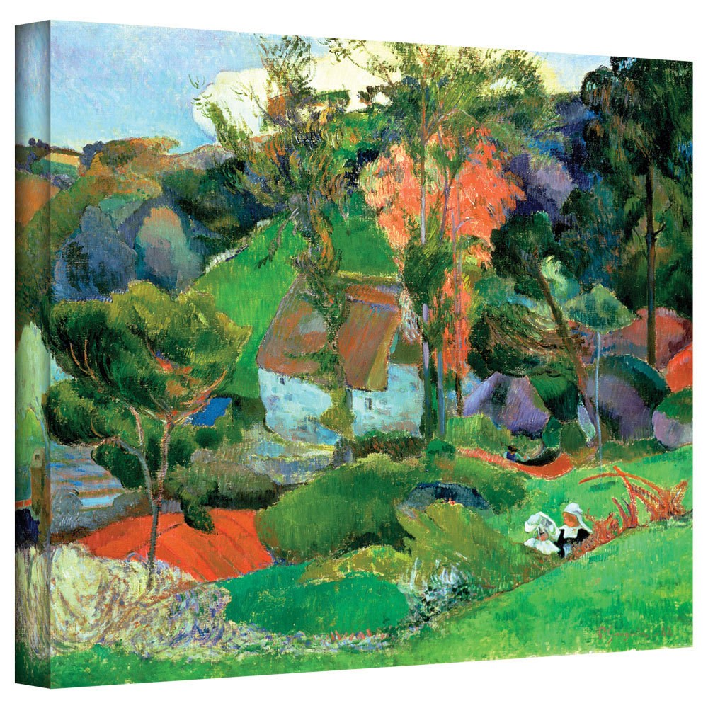 ArtWall Paul Gauguin "Landscape at Pont Aven" Gallery-wrapped Canvas - image 2 of 2