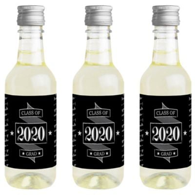 Graduation Cheers - Mini Wine and Champagne Bottle Label Stickers - 2020 Graduation Party Favor ...