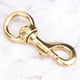 thumbnail image 5 of Conector de cuerda de plomo para mascotas de alta resistencia, gancho giratorio de latón amarillo dorado, clip de correa, 5 of 8