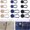 Multicolor, variant on Waistband Button Extenders for Pants | 12-Pack Adjustable No-Sew Elastic Rubber Expanders | 3 Colors 2 Sizes | Comfortable Fit for Jeans Trousers Skirts | Discreet Reusable Accessories
