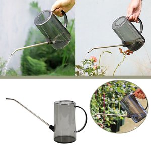 SIfdSeng Indoor Watering Can Decorative Long Mouth Watering Kettle Succulent Watering Kettle Pointed Mouth Green Potted Transparent Watering Kettle for Household Use Plant Watering Can