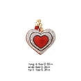 thumbnail image 4 of Keyring Exquisite Tassel Key Valentine's premium suede material; this Day Women Accessories Multicolored Keyholder DIY Bag Decor Heart Red, 4 of 6