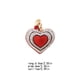 thumbnail image 2 of Qarigey Llavero Exquisito Borla Etiqueta para llave Día de San Valentín Llavero Pequeño decorativo Dulce regalo Corazón Llavero Verde claro Ropa, zapatos y accesorios Miscelánea Rojo Qarigey AP010579-09B, 2 of 6
