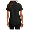 thumbnail image 3 of Yellow Rooster Womens Short Sleeve Easy Care Shirt Black/Light Stone XS, 3 of 7