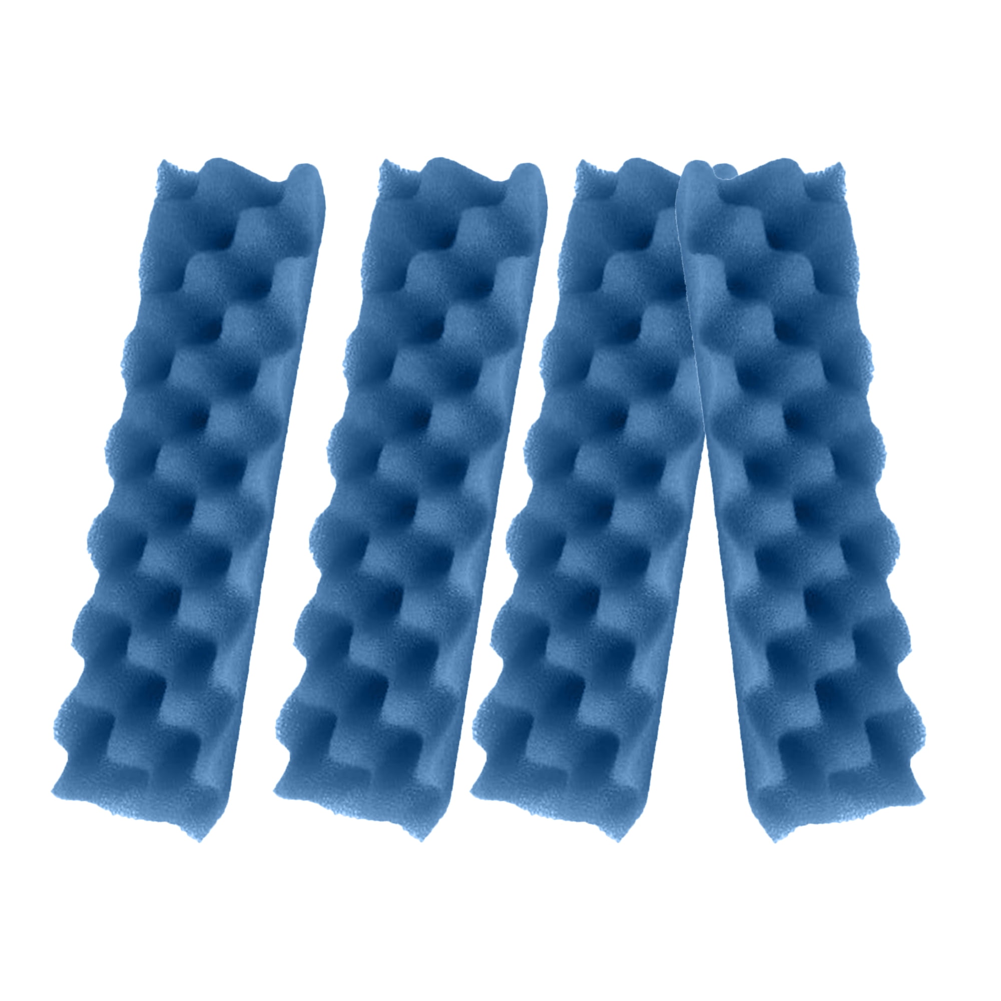 Delapan Fish Foam Bio-Filter Sponges Compatible with Canister Filters and Fluval 406, 407 Aquarium Filter Media, 12 Pack