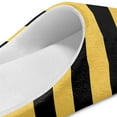 thumbnail image 6 of FUIALDOLG Funny Bee Print Slippers for Women Memory Foam House Bedroom Closed Toe Indoor Slipper Shoes Comfy Trendy Gift Slippers, Size 10.5-11.5, 6 of 7