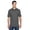 Charcoal, variant on Harriton M200 Men's 6 oz. Ringspun Cotton PiquÃ© Short-Sleeve Polo