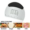 thumbnail image 2 of REGALWOVEN Stainless Steel Pizza Cutter Non-stick Pizza Slicer Dough Cutter Black, 2 of 7