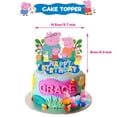 thumbnail image 3 of Juego de globos de la serie Peppa Pig con dibujos animados, página de trofeos, juguete de decoración de cumpleaños para niños de George, suministros para fiestas con globos de aluminio, 3 of 5