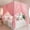 Pink, variant on Princess Canopy Bed Curtains with Top Ties - Windproof & Lightproof for Girls' Adult Bedroom Decor | Bed Canopy Drapes (Full,Khaki)