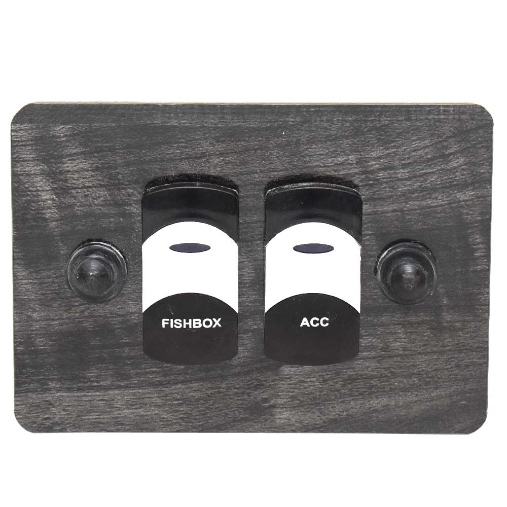 Sailfish Boat Rocker Switch Panel SEM-600-01 | 5 x 3 1/2 Inch Gray ...