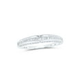 thumbnail image 3 of 10kt White Gold His Hers Round Diamond Halo Matching Wedding Set 1 Cttw, 3 of 3