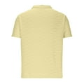 thumbnail image 4 of Men's Ribbed Textured Polo Shirt Lightweight Casual Golf Shirts Summer Short Sleeve T-shirt, 4 of 5