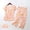 Orange, variant on LIZUOJUN Cotton Pajamas for Women V Neck Short Sleeve Capri Pants Floral Print Soft Breathable Sleepwear Loungewear 2 Piece Set Summer Spring Warm Weather - L