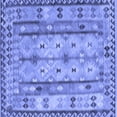 thumbnail image 1 of Ahgly Company Indoor Square Abstract Blue Contemporary Area Rugs, 4' Square, 1 of 4