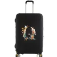 thumbnail image 1 of Housses de Valise Housse de Protection Valise de Voyage Anti-Rayures Housse Anti-Poussière Réutilisable Housse Anti-Poussière Lavable Motif Imprimé Floral Lettre 8floral Lettre Q L, 1 of 6