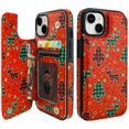 thumbnail image 1 of Funda tipo cartera HAOINSH para iPhone 13/14 6.1 con tarjetero, 1 of 6
