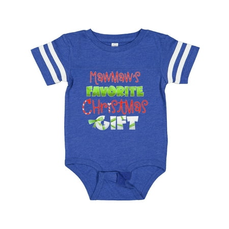 

Inktastic Mawmaw s Favorite Christmas Gift Gift Baby Boy or Baby Girl Bodysuit