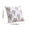 thumbnail image 2 of Elainilye Outdoor Waterproof Pillow Cover 18x18 in, Printing Decorative Cushion Cases for Patio Pool Garden Sofa, Classic Plaid Weave Texture Easy Clean, 2 of 6
