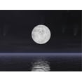 thumbnail image 2 of Art.com Full Moon on a Dark Night with Stars and Comets over the Ocean Stretched Canvas Print Wall Art, 32" x 24", 2 of 4