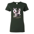 thumbnail image 2 of Wild Bobby, If It's Not an Alaskan Malamute It's Just a Dog Gift, Women Graphic Tee, Forest Green, 3X-Large, 2 of 4