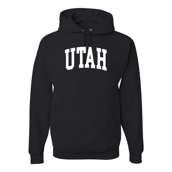 Wild Bobby State of Utah College Style Unisex Hoodie Sweatshirt