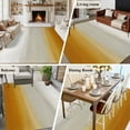 thumbnail image 5 of 6'x9' Area Rugs, Burnt Orange Beige Ombre Indoor Outdoor Area Rug for Living Room Bedroom, Modern Abstract Art Texture Washable Bathroom Rugs Kitchen Floor Carpet Mats Home Decor Aesthetic, 5 of 8