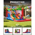 thumbnail image 1 of OUYAWEI 5-in-1 Inflatable Bounce House Slide Water Pool Basketball Hoop 840D+420D Oxford Colorful, 1 of 7