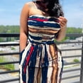 thumbnail image 5 of Fesfesfes Women Sleeveless Dot Printed Strapless Jumpsuit Pocket Elastic Tube Top Jumpsuit, 5 of 9