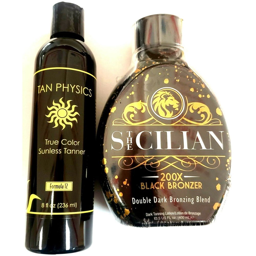 Tan Physics Tan Physics Sunless Self Tanner & The Sicilian 200X Black