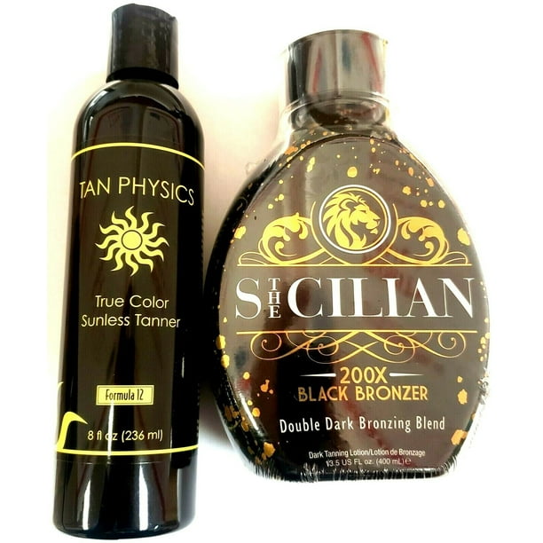 Tan Physics Tan Physics Sunless Self Tanner & The Sicilian 200X Black