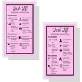 thumbnail image 3 of Lash Lift Aftercare Instruction Card  50 Pack  Single Side 2 x 3.5 inches Size  Starter Eyelash Lift Kit at Home DIY aftercare Supplies  Bubblegum Pink with Border Design, 3 of 9