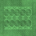 thumbnail image 1 of Ahgly Company Indoor Square Persian Emerald Green Traditional Area Rugs, 6' Square, 1 of 4