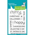 thumbnail image 2 of Lawn Fawn Clear Stamps 3"X4"-Happy Happy Happy, 2 of 2