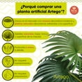 thumbnail image 3 of Planta Artificial Moderna Artego Palma Livistona Grande 180cm con Maceta Decorativa, 3 of 9