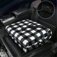 thumbnail image 5 of Plaid Heating Blanket for Car, 12V Electric Throw Blanket for Truck & Winter Camping – Portable Heated Pad for Car, Truck, & Home Use, A, Blanket, 5 of 9