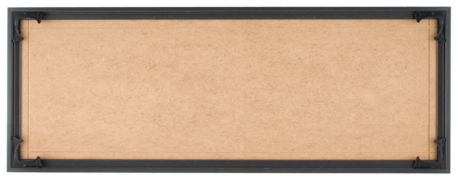 Quadro Frames 9x24 inch Picture Frame, Black, Style P375-3/8 inch Wide Molding