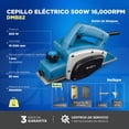 thumbnail image 4 of Cepillo Eléctrico Para Madera Industrial Dongcheng 500 W azul Estándar, 4 of 10